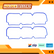 Rocker Cover Gasket Set - VN VP VR VS VT VX VY V6 - 24503937